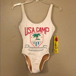 NWT Vintage One Piece Swimsuit